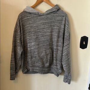 Victoria’s Secret PINK Hooded Women's Sweatshirt Hoodie Grey Spacedye Size L